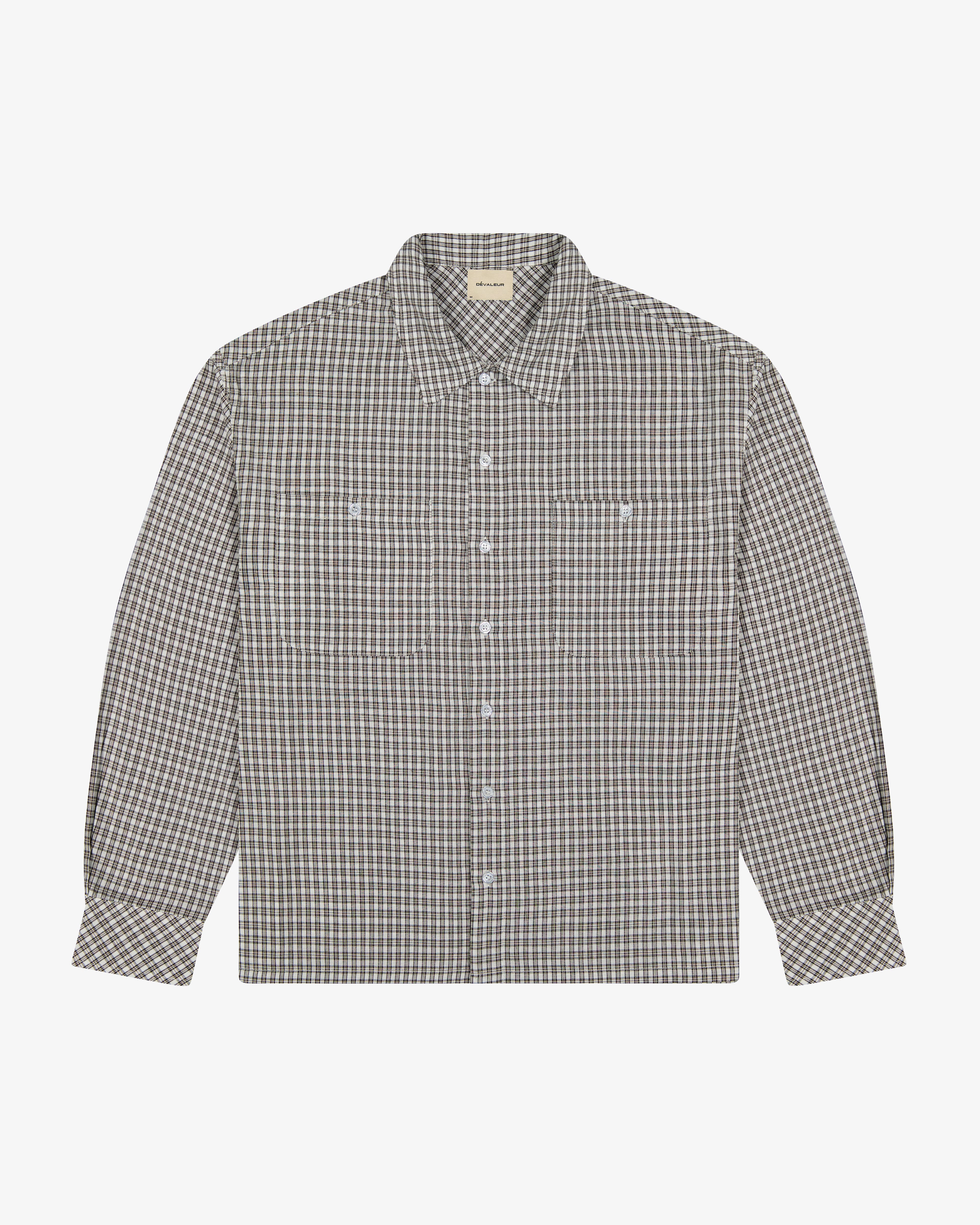Checkered Button-Up