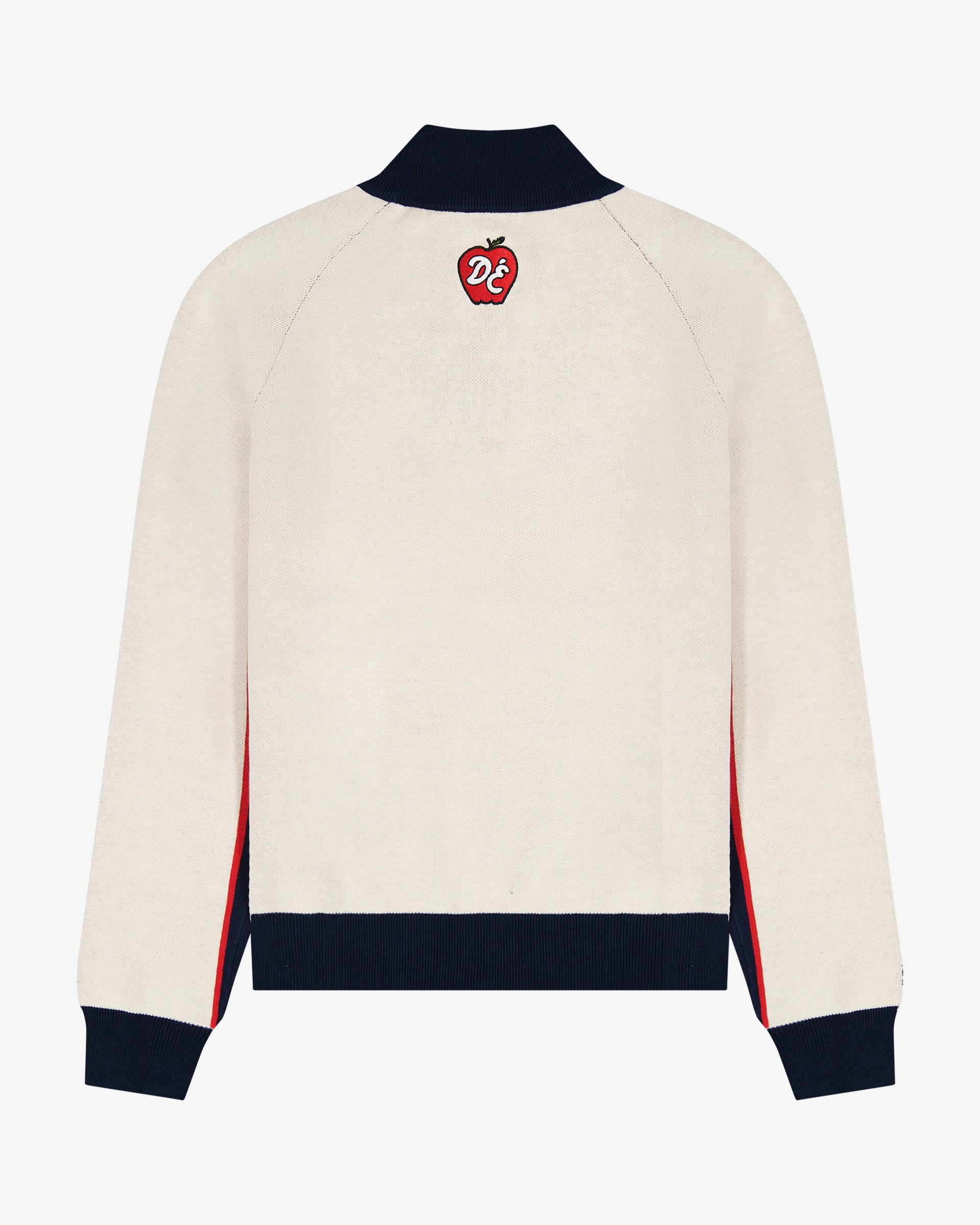 Apple Quarter-Zip Knit Sweater – dévaleurnyc