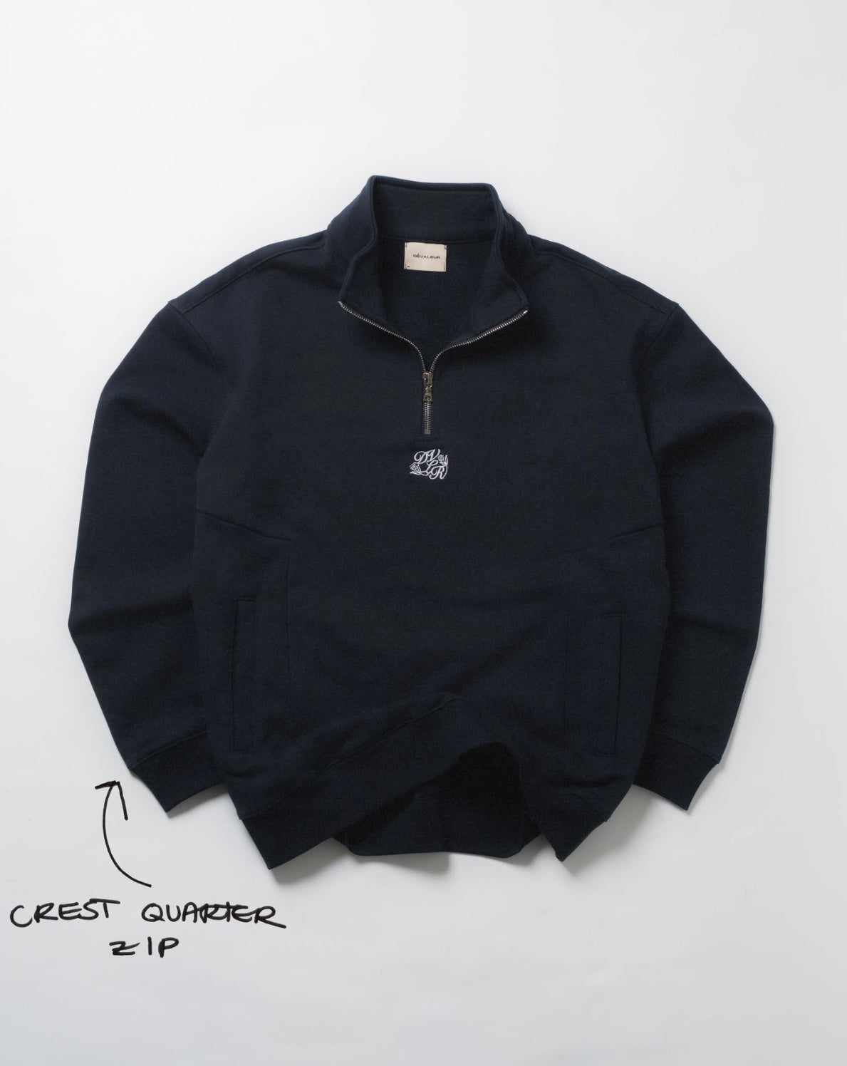 スウェット Crest Quarter Zip Pullover L Crest Quarter Zip – dévaleurnyc