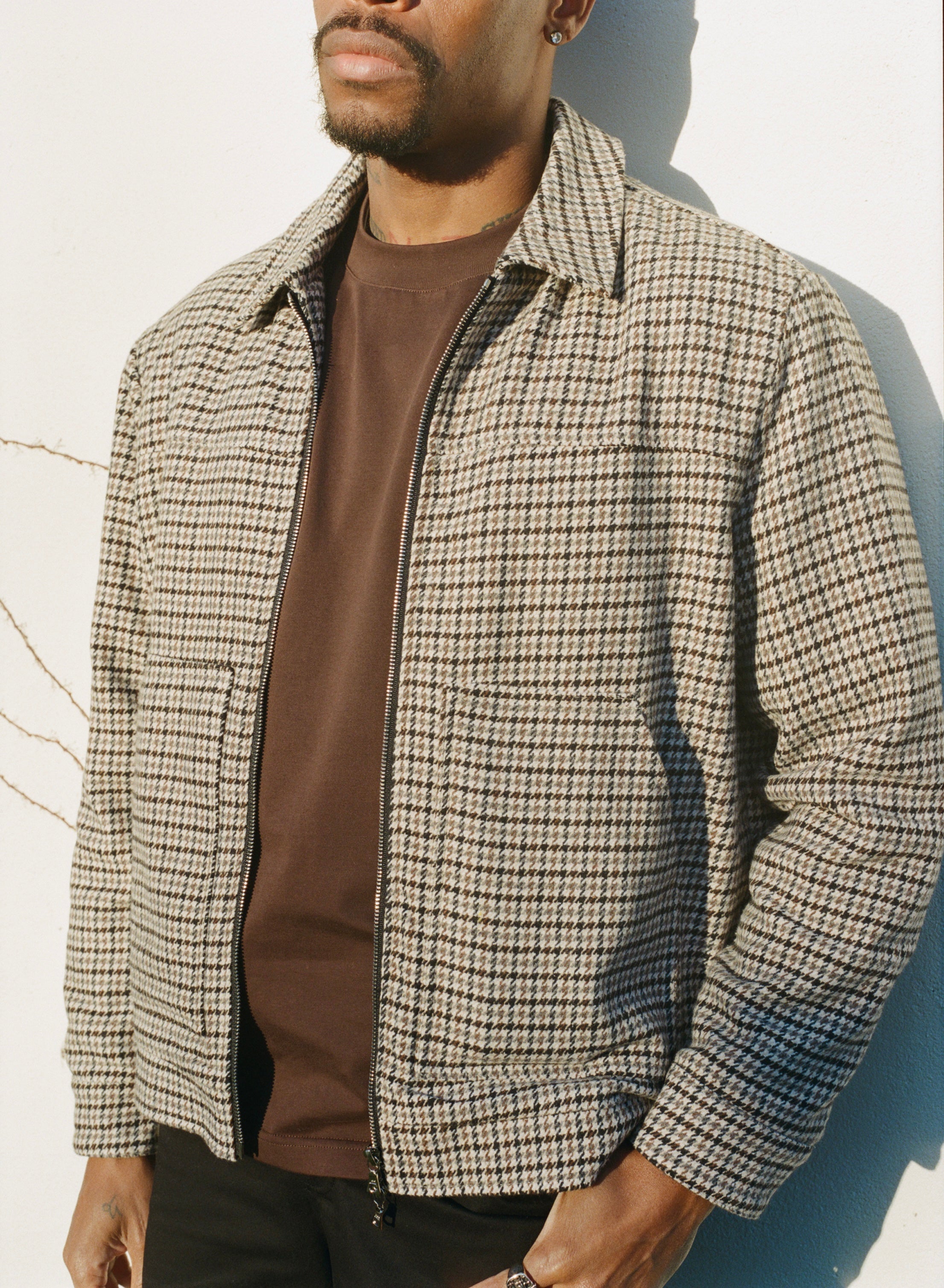 Houndstooth Service Jacket