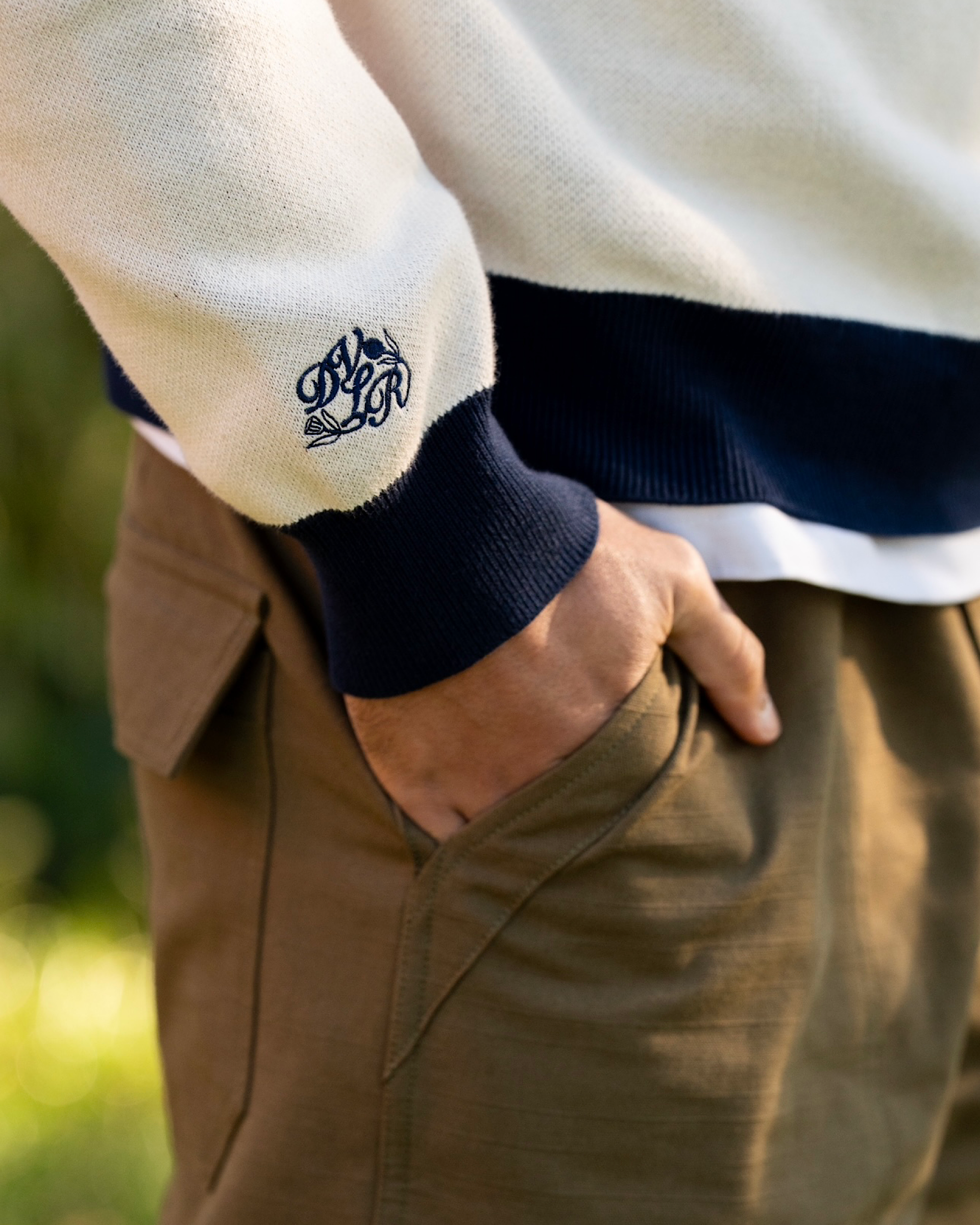 Apple Quarter-Zip Knit Sweater