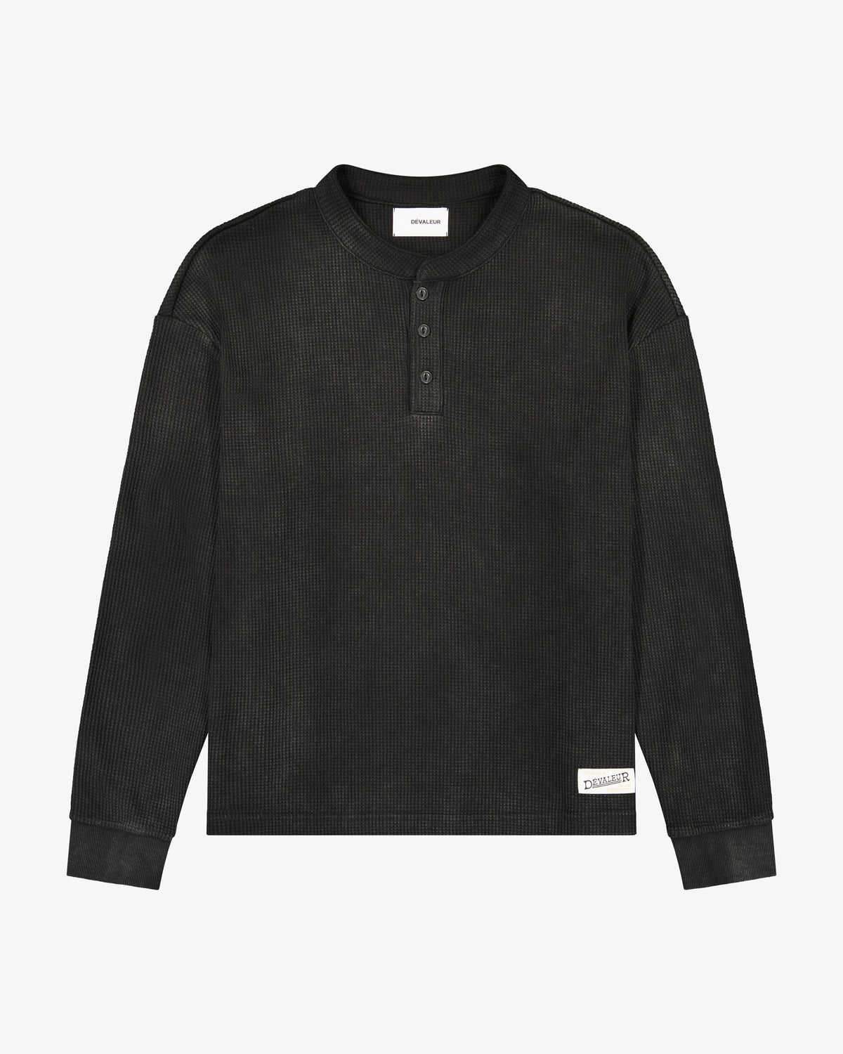 Waffle Knit Henley