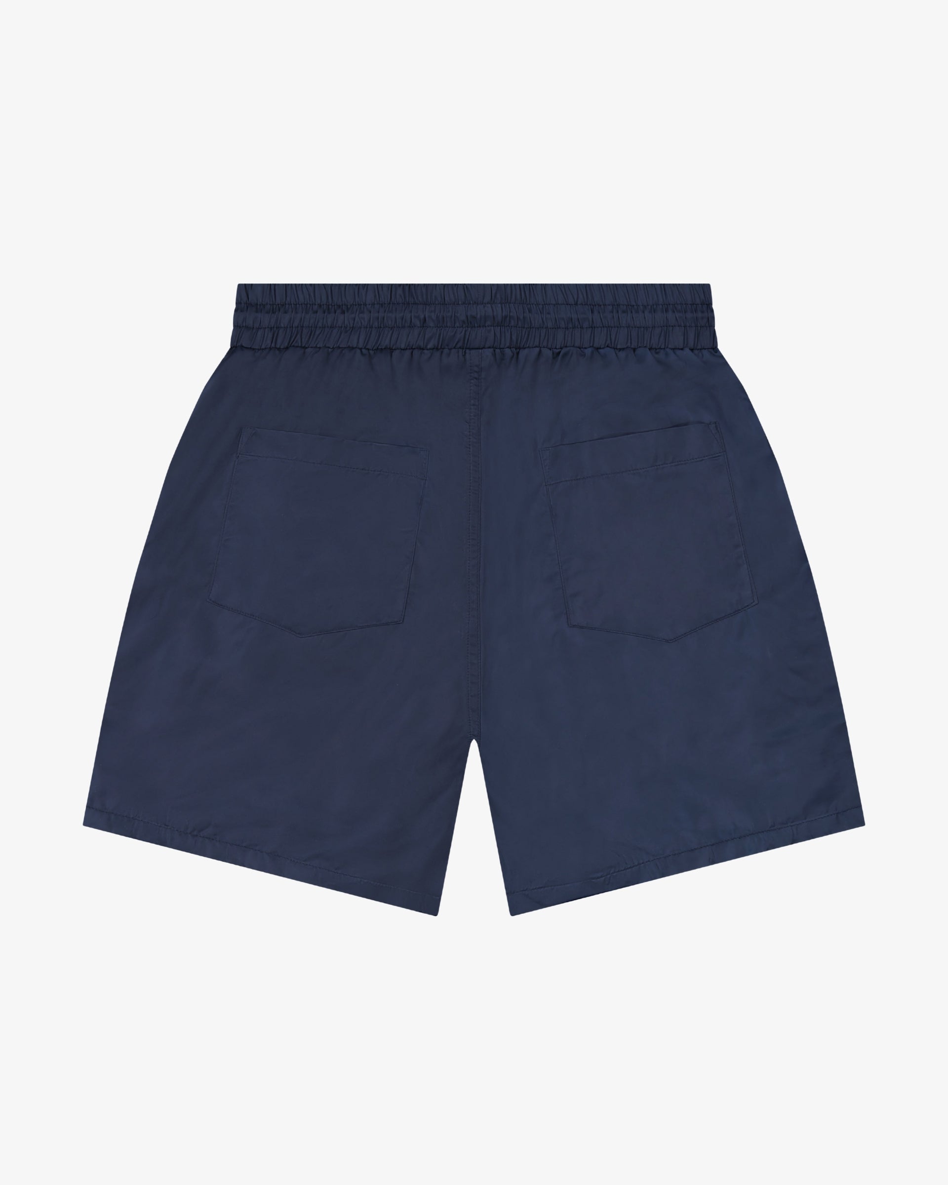 Navy blue satin short