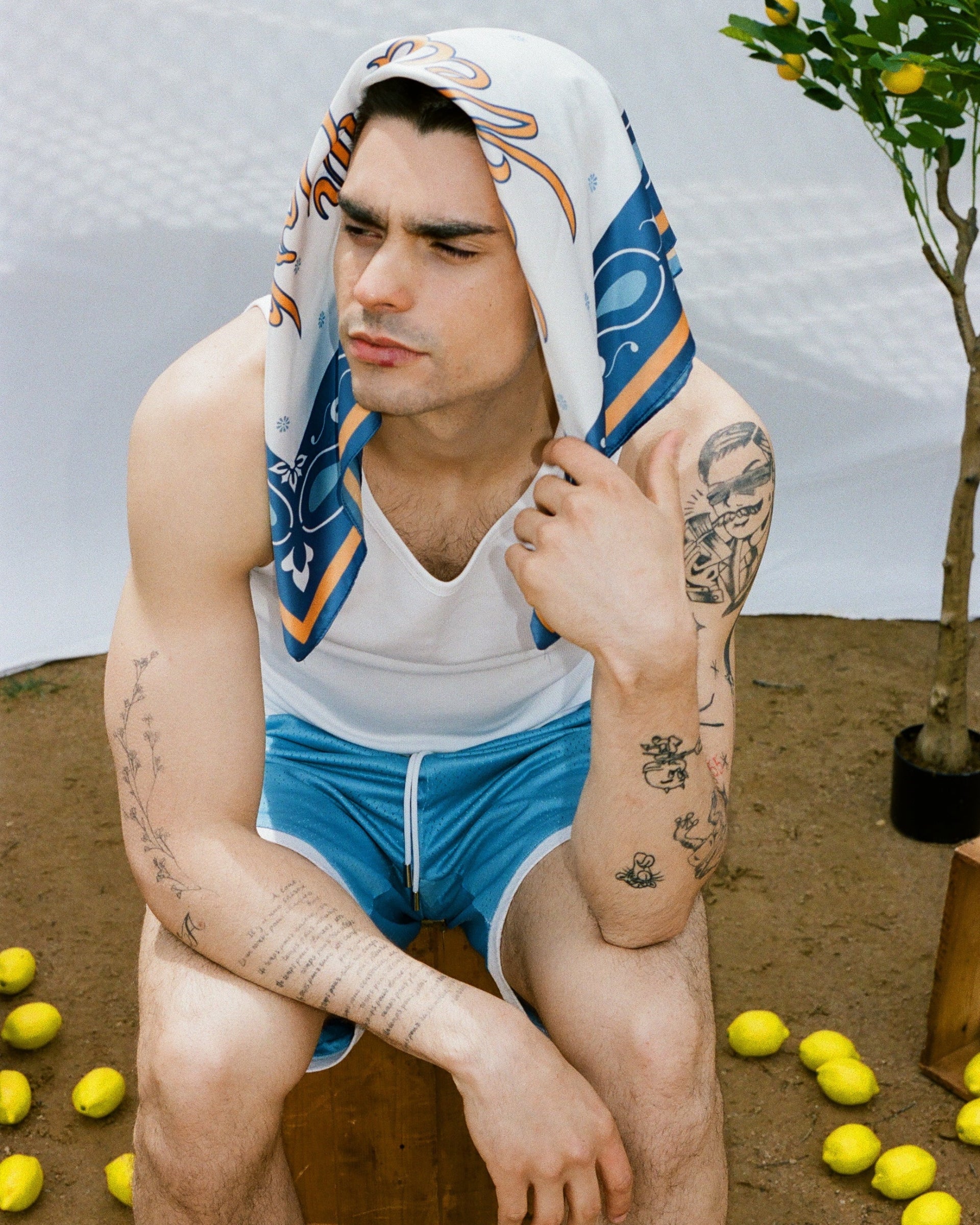 Paisley Silk Bandana