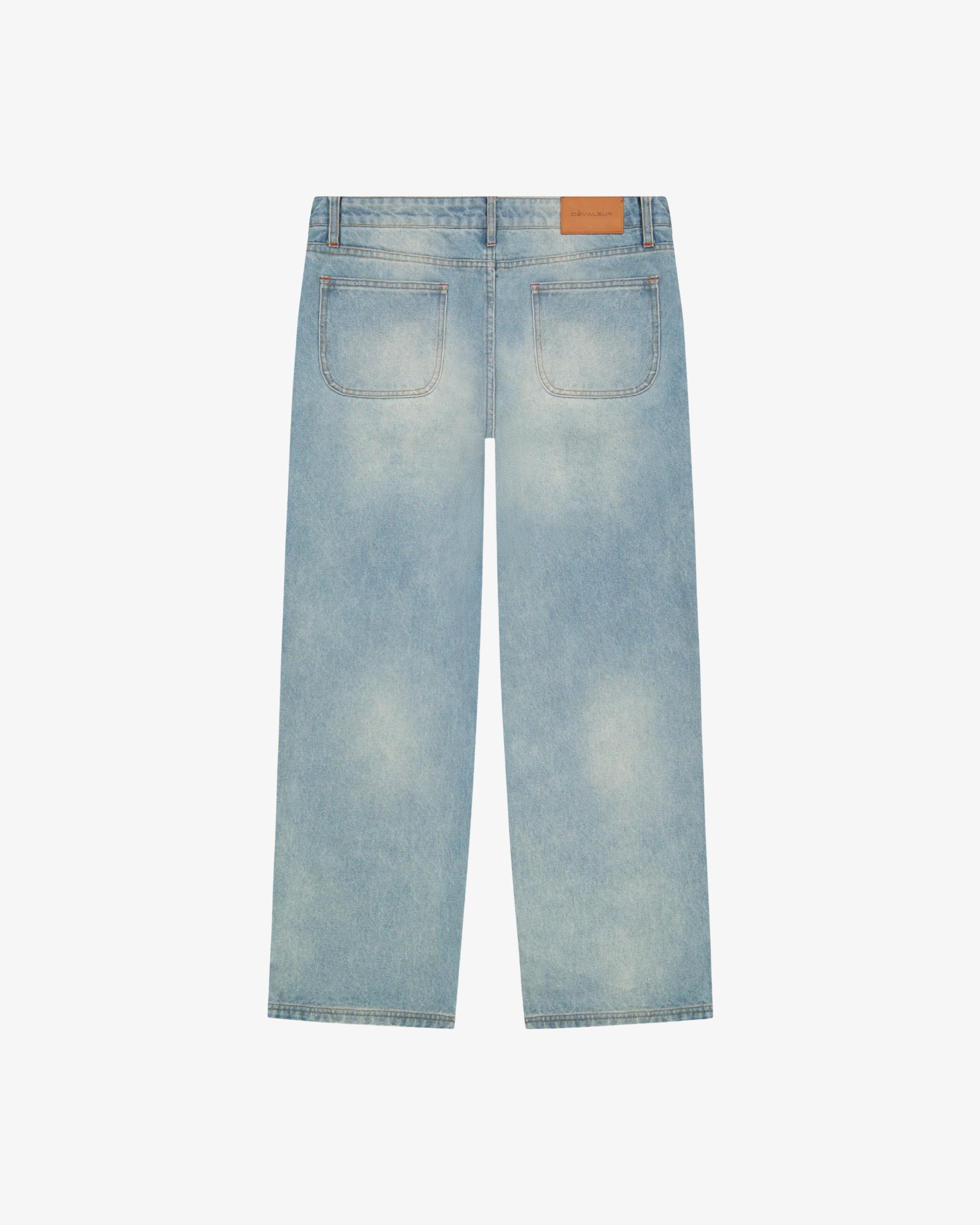 Straight Leg Denim Jeans
