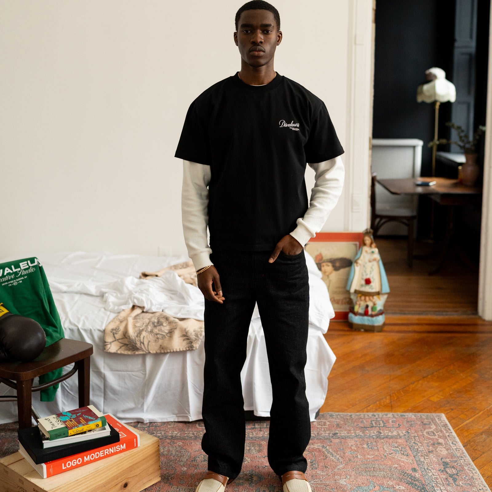 Empire State Waffle Long-Sleeve